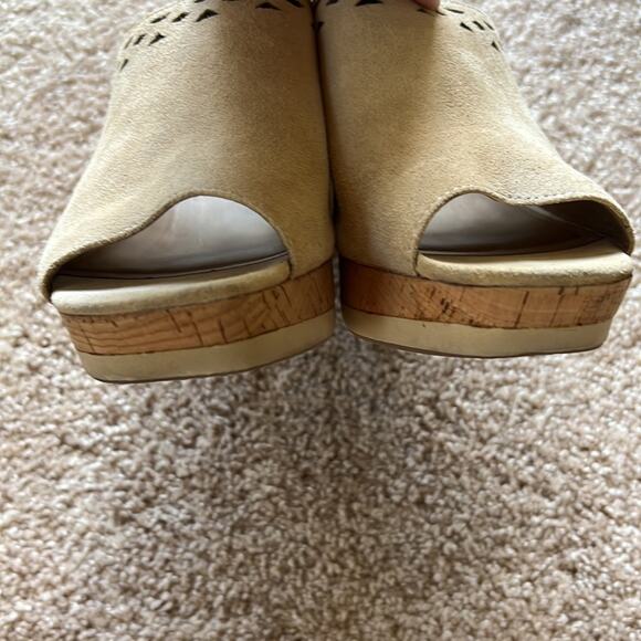 Franco Sarto Cork Wedge Slip-on - Size 10 - Picture 9 of 10